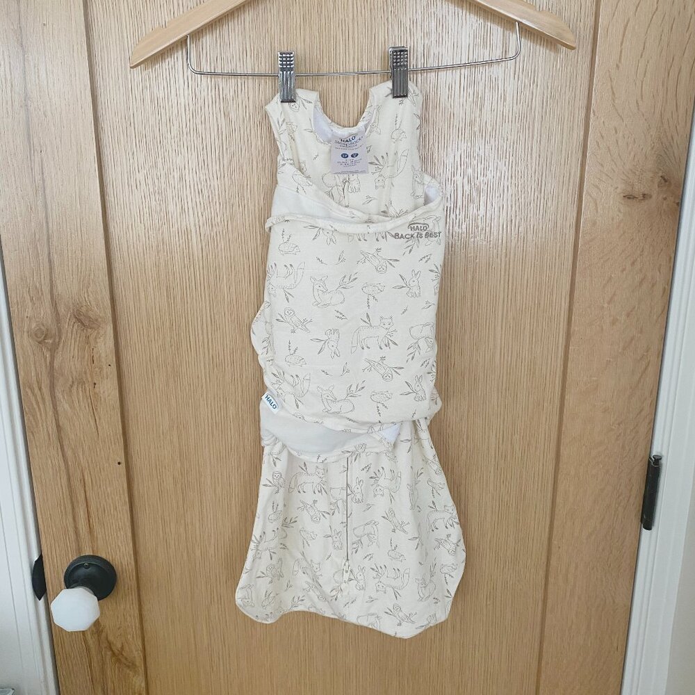 Halo Forest Lullaby Cotton Swaddle, Size Small